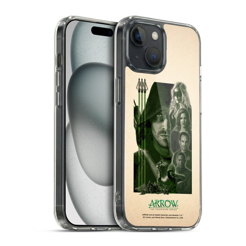 Arrow TV Series Graphics Team Soft Gel Case for Apple iPhone 15 & MagSafe