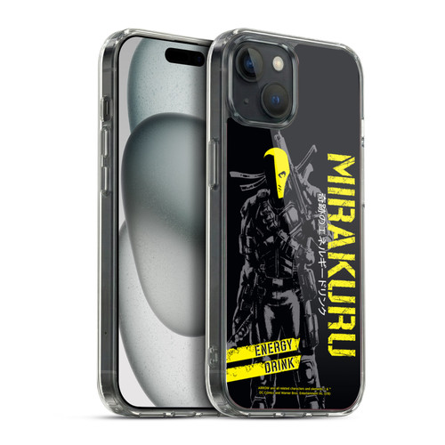Arrow TV Series Graphics Deathstroke Mirakuru Soft Gel Case for Apple iPhone 15 Plus & MagSafe