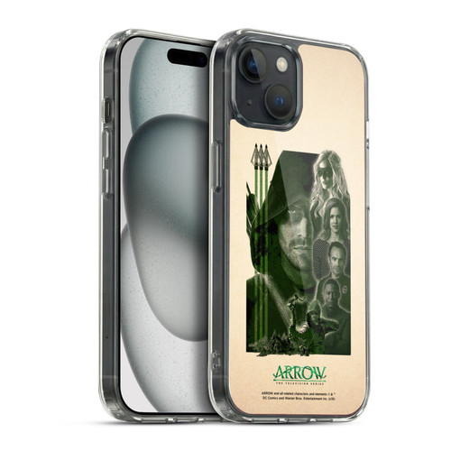 Arrow TV Series Graphics Team Soft Gel Case for Apple iPhone 15 Plus & MagSafe