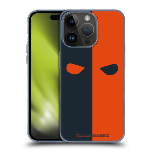 Arrow TV Series Graphics Deathstroke Soft Gel Case for Apple iPhone 15 Pro