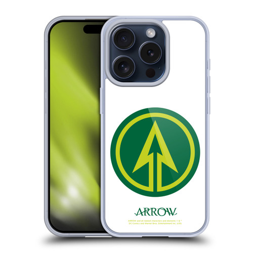 Arrow TV Series Graphics Logo Soft Gel Case for Apple iPhone 15 Pro