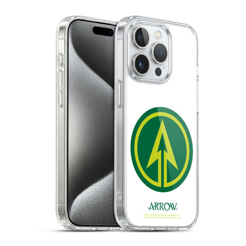 Arrow TV Series Graphics Logo Soft Gel Case for Apple iPhone 15 Pro & MagSafe