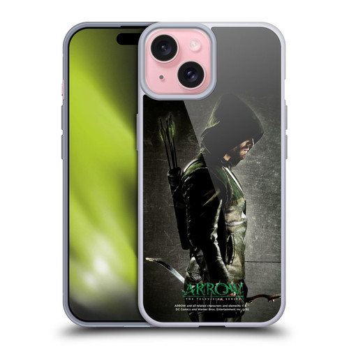Arrow TV Series Posters In The Shadows Soft Gel Case for Apple iPhone 15