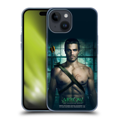 Arrow TV Series Posters Oliver Queen Soft Gel Case for Apple iPhone 15