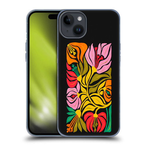 Ayeyokp Plants And Flowers Flor De Mar Flower Market Soft Gel Case for Apple iPhone 15 Plus