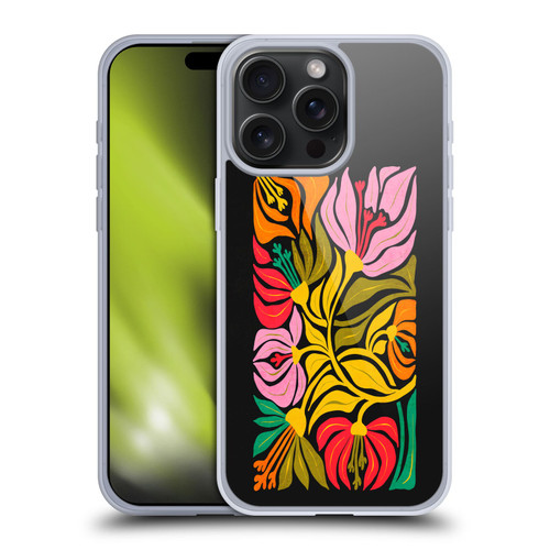 Ayeyokp Plants And Flowers Flor De Mar Flower Market Soft Gel Case for Apple iPhone 15 Pro Max