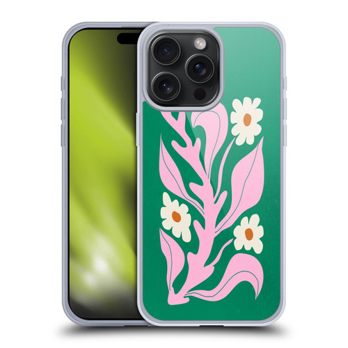 Ayeyokp Plants And Flowers Green Les Fleurs Color Soft Gel Case for Apple iPhone 15 Pro Max