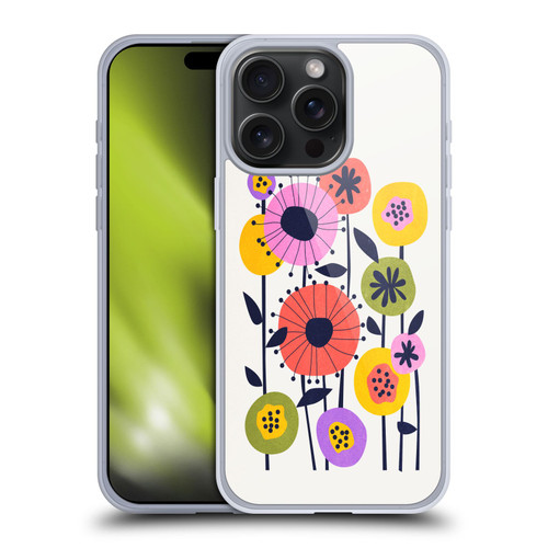 Ayeyokp Plants And Flowers Minimal Flower Market Soft Gel Case for Apple iPhone 15 Pro Max