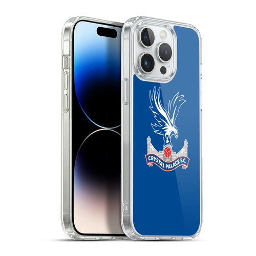 Crystal Palace FC Crest Plain Soft Gel Case for Apple iPhone 13 Pro Max & MagSafe