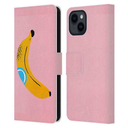 Ayeyokp Pop Banana Pop Art Leather Book Wallet Case Cover For Apple iPhone 15