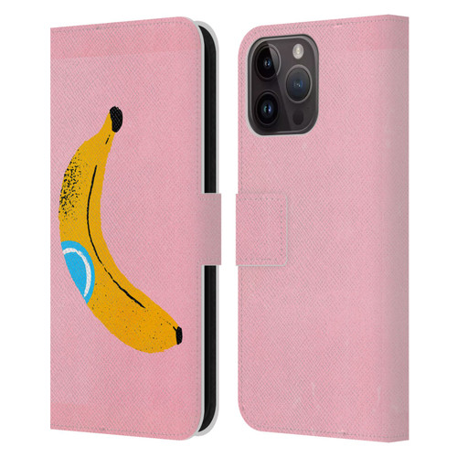 Ayeyokp Pop Banana Pop Art Leather Book Wallet Case Cover For Apple iPhone 15 Pro Max