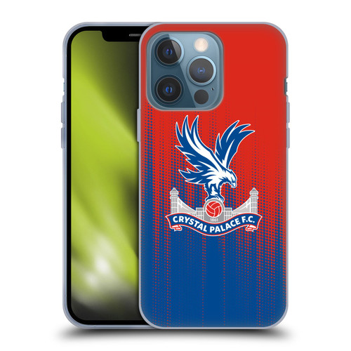 Crystal Palace FC Crest Halftone Soft Gel Case for Apple iPhone 13 Pro