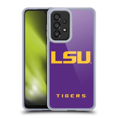 Louisiana State University LSU Louisiana State University Plain Soft Gel Case for Samsung Galaxy A33 5G (2022)