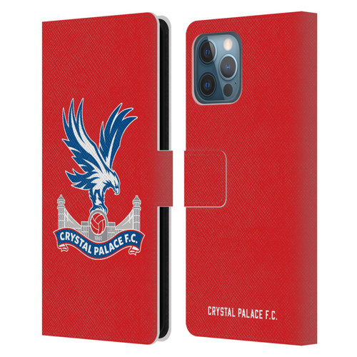 Crystal Palace FC Crest Eagle Leather Book Wallet Case Cover For Apple iPhone 12 Pro Max