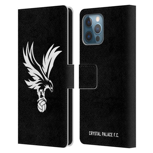 Crystal Palace FC Crest Eagle Grey Leather Book Wallet Case Cover For Apple iPhone 12 Pro Max