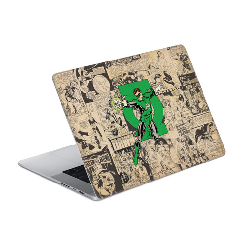Green Lantern DC Comics Comic Book Covers Character Collage Vinyl Sticker Skin Decal Cover for Apple MacBook Pro 14" A2442