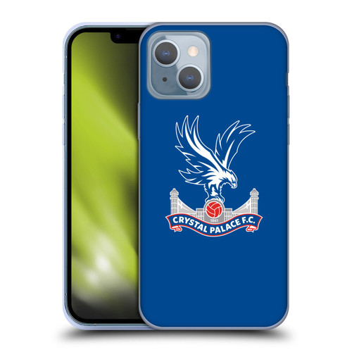 Crystal Palace FC Crest Plain Soft Gel Case for Apple iPhone 14
