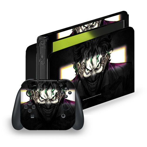 The Joker DC Comics Character Art Arkham Asylum Vinyl Sticker Skin Decal Cover for Nintendo Switch OLED