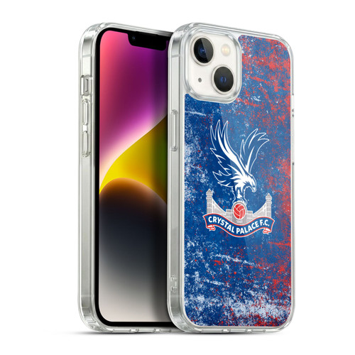 Crystal Palace FC Crest Distressed Soft Gel Case for Apple iPhone 14 Plus & MagSafe