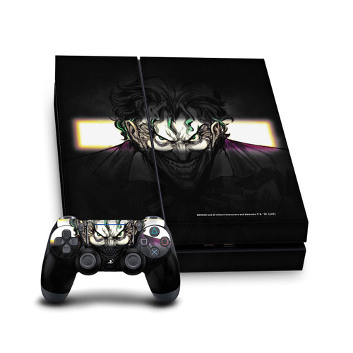 The Joker DC Comics Character Art Arkham Asylum Vinyl Sticker Skin Decal Cover for Sony PS4 Console & Controller