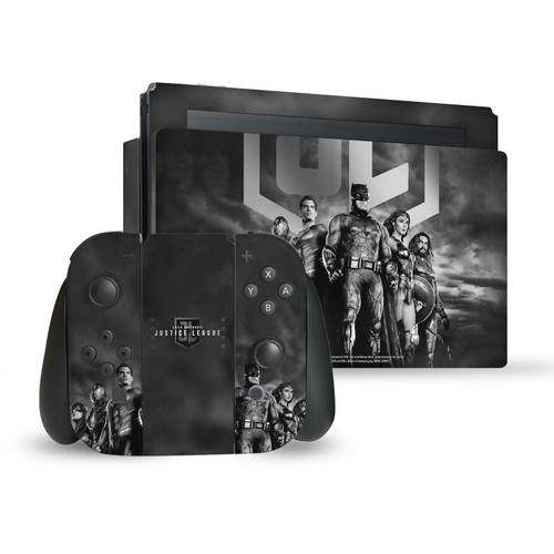 Zack Snyder's Justice League Snyder Cut Character Art Group Vinyl Sticker Skin Decal Cover for Nintendo Switch Bundle