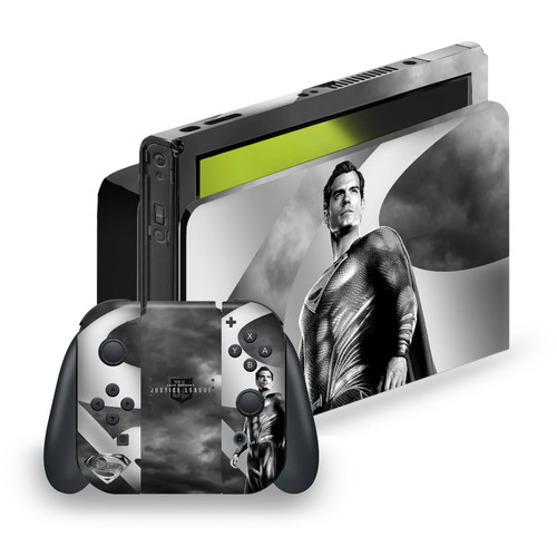 Zack Snyder's Justice League Snyder Cut Character Art Superman Vinyl Sticker Skin Decal Cover for Nintendo Switch OLED Bundle