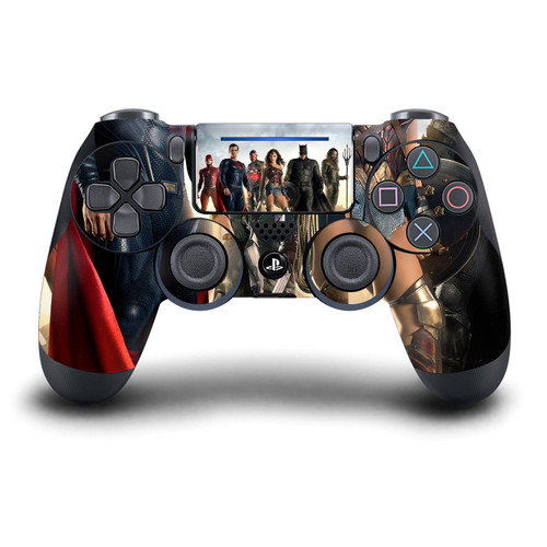 Zack Snyder's Justice League Snyder Cut Character Art Group Colored Vinyl Sticker Skin Decal Cover for Sony DualShock 4 Controller
