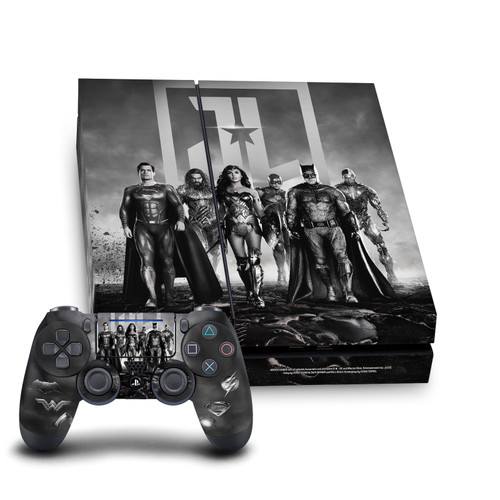 Zack Snyder's Justice League Snyder Cut Character Art Group Logo Vinyl Sticker Skin Decal Cover for Sony PS4 Console & Controller