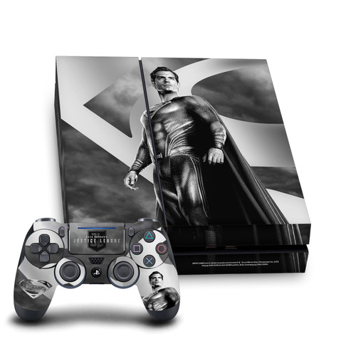 Zack Snyder's Justice League Snyder Cut Character Art Superman Vinyl Sticker Skin Decal Cover for Sony PS4 Console & Controller