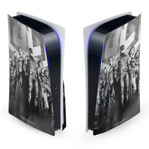 Zack Snyder's Justice League Snyder Cut Character Art Group Vinyl Sticker Skin Decal Cover for Sony PS5 Disc Edition Console