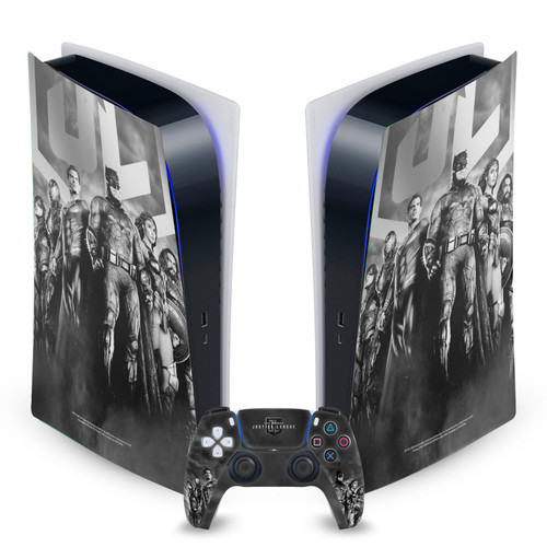 Zack Snyder's Justice League Snyder Cut Character Art Group Vinyl Sticker Skin Decal Cover for Sony PS5 Digital Edition Bundle