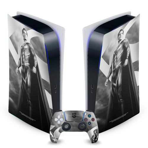 Zack Snyder's Justice League Snyder Cut Character Art Superman Vinyl Sticker Skin Decal Cover for Sony PS5 Digital Edition Bundle