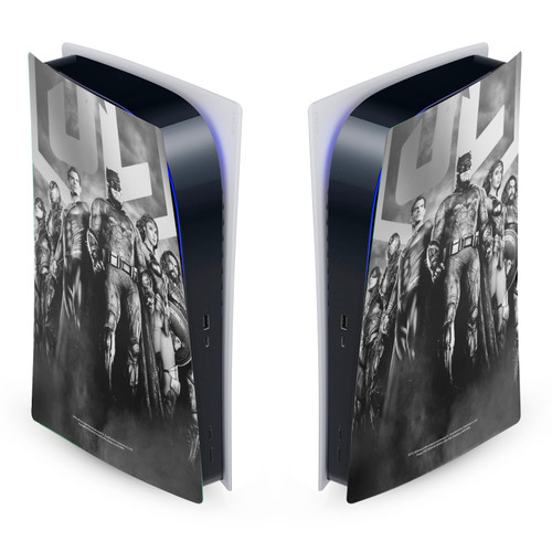 Zack Snyder's Justice League Snyder Cut Character Art Group Vinyl Sticker Skin Decal Cover for Sony PS5 Digital Edition Console