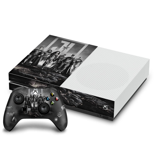 Zack Snyder's Justice League Snyder Cut Character Art Group Logo Vinyl Sticker Skin Decal Cover for Microsoft One S Console & Controller