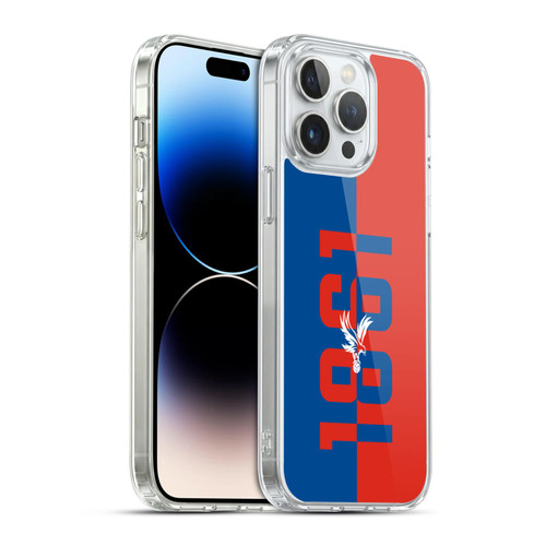 Crystal Palace FC Crest 1861 Soft Gel Case for Apple iPhone 14 Pro Max & MagSafe