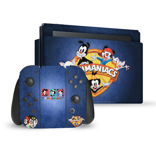 Animaniacs Graphic Art Logo Vinyl Sticker Skin Decal Cover for Nintendo Switch Bundle