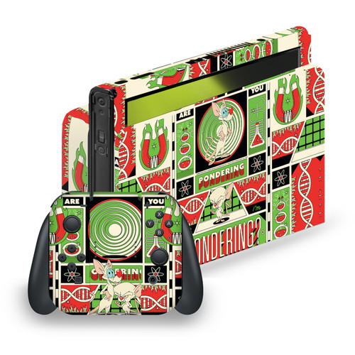 Animaniacs Graphic Art Are You Pondering Vinyl Sticker Skin Decal Cover for Nintendo Switch OLED Bundle