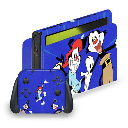 Animaniacs Graphic Art Group Vinyl Sticker Skin Decal Cover for Nintendo Switch OLED