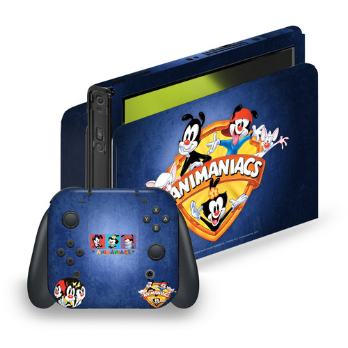 Animaniacs Graphic Art Logo Vinyl Sticker Skin Decal Cover for Nintendo Switch OLED