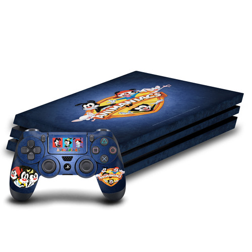 Animaniacs Graphic Art Logo Vinyl Sticker Skin Decal Cover for Sony PS4 Pro Bundle