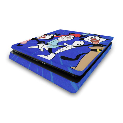 Animaniacs Graphic Art Group Vinyl Sticker Skin Decal Cover for Sony PS4 Slim Console