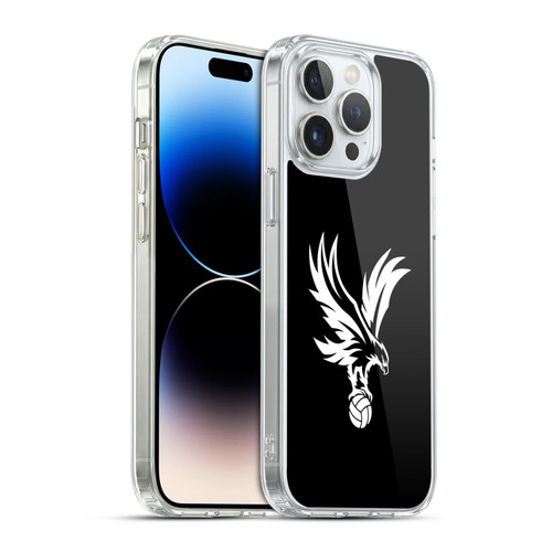 Crystal Palace FC Crest Eagle Grey Soft Gel Case for Apple iPhone 14 Pro Max & MagSafe