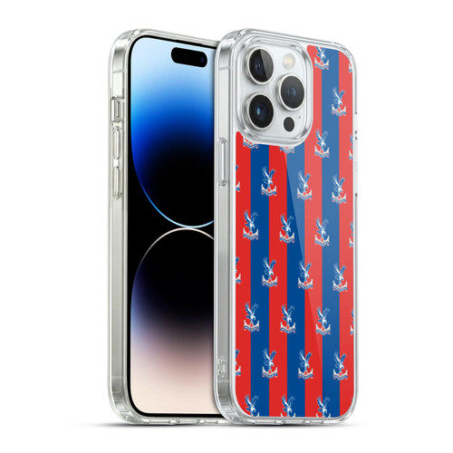 Crystal Palace FC Crest Pattern Soft Gel Case for Apple iPhone 14 Pro Max & MagSafe