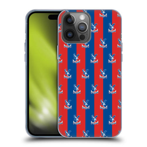 Crystal Palace FC Crest Pattern Soft Gel Case for Apple iPhone 14 Pro Max