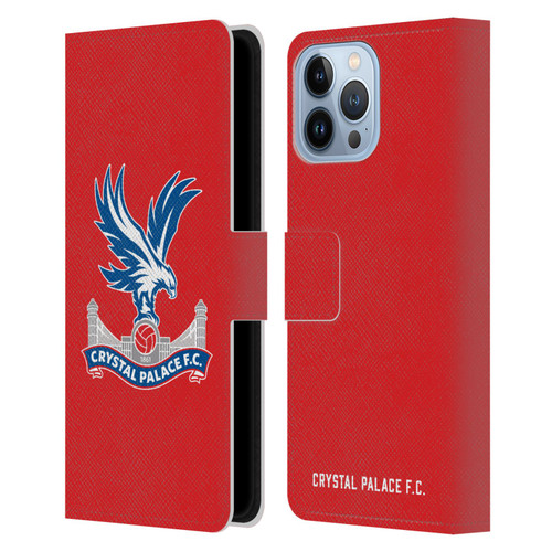 Crystal Palace FC Crest Eagle Leather Book Wallet Case Cover For Apple iPhone 13 Pro Max