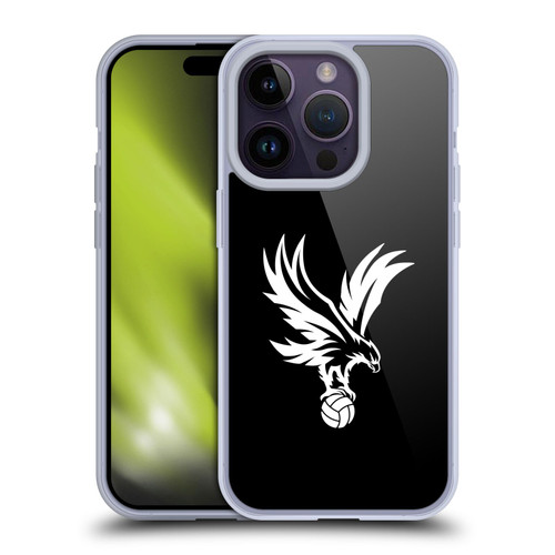 Crystal Palace FC Crest Eagle Grey Soft Gel Case for Apple iPhone 14 Pro