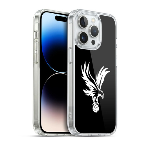 Crystal Palace FC Crest Eagle Grey Soft Gel Case for Apple iPhone 14 Pro & MagSafe