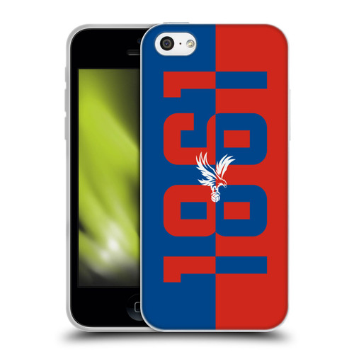 Crystal Palace FC Crest 1861 Soft Gel Case for Apple iPhone 5c