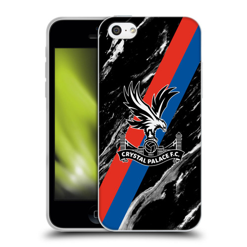 Crystal Palace FC Crest Black Marble Soft Gel Case for Apple iPhone 5c