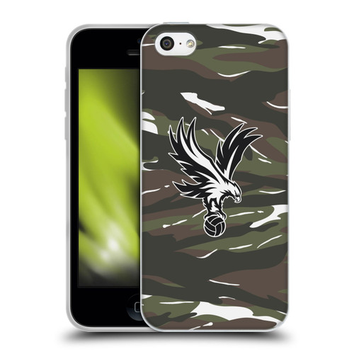 Crystal Palace FC Crest Woodland Camouflage Soft Gel Case for Apple iPhone 5c
